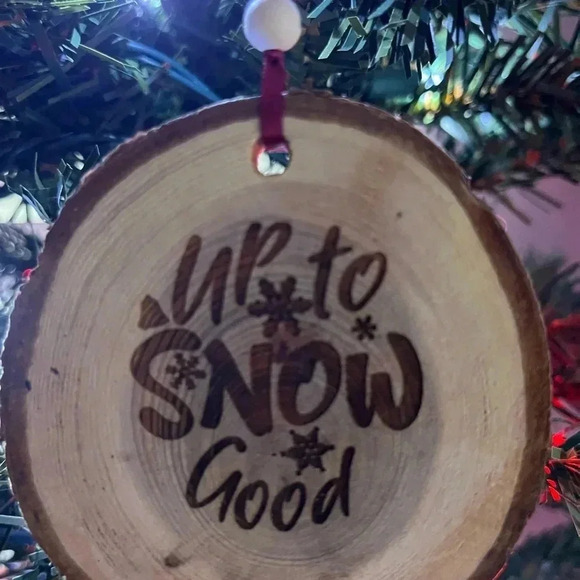 Handmade Wood Christmas  Ornament - Picture 3 of 6